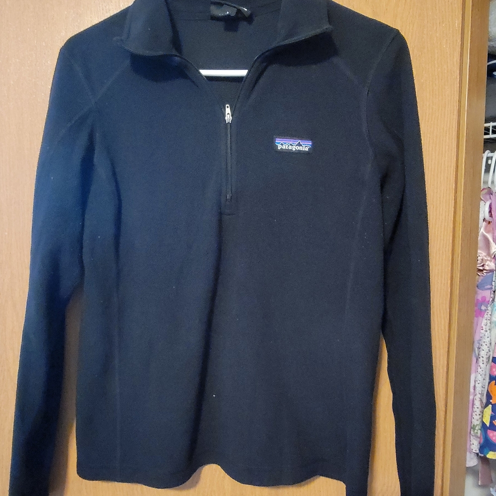 Patagonia Black Quarter-Zip Pullover